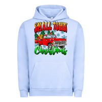 Pigment Grape Ice Small town Christmas Urban Hoodie - CowhideDigitalArt