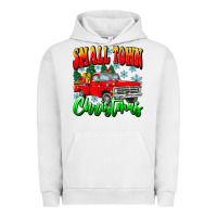 Pigment Lunar Rock Small town Christmas Urban Hoodie - CowhideDigitalArt