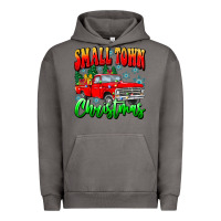 Pigment Tornado Small town Christmas Urban Hoodie - CowhideDigitalArt