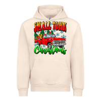 Sandshell Small town Christmas Urban Hoodie - CowhideDigitalArt