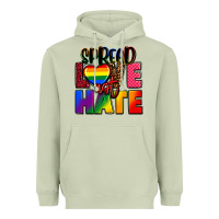 Matcha spread love not hate Heavyweight Hoodie - FaDigitalArtStudio