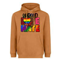 Meerkat spread love not hate Heavyweight Hoodie - FaDigitalArtStudio