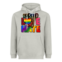 Moon Dust spread love not hate Heavyweight Hoodie - FaDigitalArtStudio