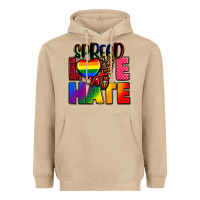 Mushroom spread love not hate Heavyweight Hoodie - FaDigitalArtStudio