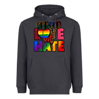 Smoke spread love not hate Heavyweight Hoodie - FaDigitalArtStudio