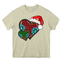 Mossy Christmas heart gemstones leopard Heavy Core Tee - BarkalooDesign