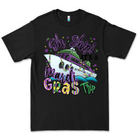 Black oh ship it's a mardi gras trip Premium Tee - MaliasSmallBusiness