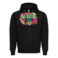Black Mom life Zipper Hoodie - CowGirlArtShop