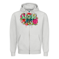 Dove Grey Mom life Zipper Hoodie - CowGirlArtShop