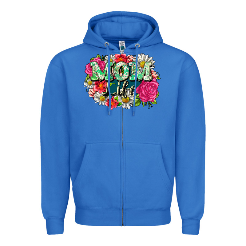 Mom Life Zipper Hoodie by CowGirlArtShop | Teevron