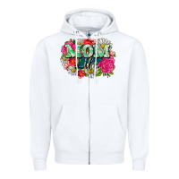 White Mom life Zipper Hoodie - CowGirlArtShop
