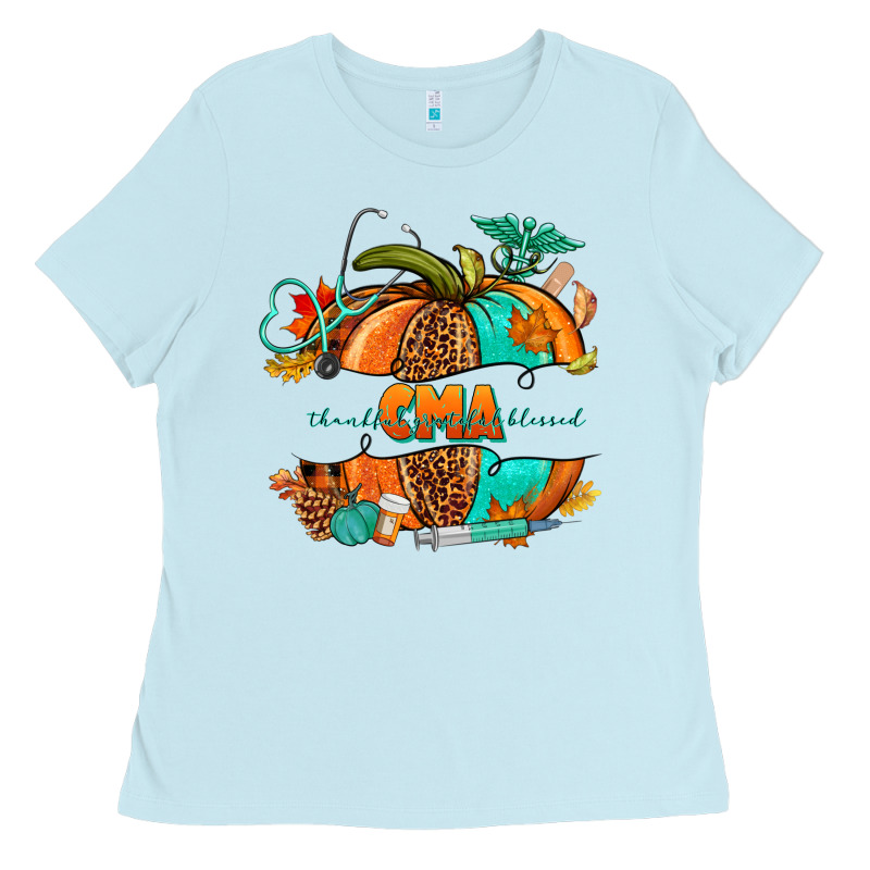 Cma Pumpkin Nurse Ladies Tee by NancyCooperArtShop | Teevron
