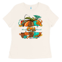 Bone cma pumpkin nurse Ladies Tee - NancyCooperArtShop