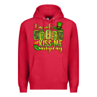 Cardinal St. Patrick's I am not irish kiss me anyway Premium Hoodie - OliviaCreatesArt