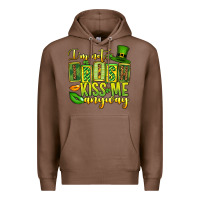 Chestnut St. Patrick's I am not irish kiss me anyway Premium Hoodie - OliviaCreatesArt