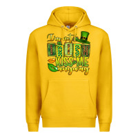 Lemon St. Patrick's I am not irish kiss me anyway Premium Hoodie - OliviaCreatesArt