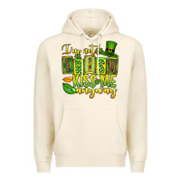 Tofu St. Patrick's I am not irish kiss me anyway Premium Hoodie - OliviaCreatesArt