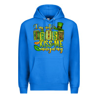True Royal St. Patrick's I am not irish kiss me anyway Premium Hoodie - OliviaCreatesArt