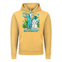 Vintage Mustard My 1 St Winter With Cute Snowman Vintage Hoodie - BundleAndBundleShop