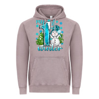Vintage Zinc My 1 St Winter With Cute Snowman Vintage Hoodie - BundleAndBundleShop