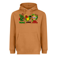 Meerkat Peace love Juneteenth Heavyweight Hoodie - FaDigitalArtStudio