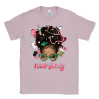 Lilac Afro Messy Bun Nursing Bbs Classic Tee - BundleAndBundleShop
