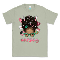 Matcha Afro Messy Bun Nursing Bbs Classic Tee - BundleAndBundleShop