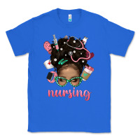 True Royal Afro Messy Bun Nursing Bbs Classic Tee - BundleAndBundleShop