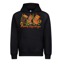 Black western Christmas Urban Hoodie - CowhideDigitalArt