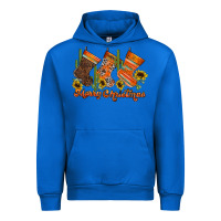 Cobalt western Christmas Urban Hoodie - CowhideDigitalArt