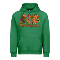 Emerald western Christmas Urban Hoodie - CowhideDigitalArt