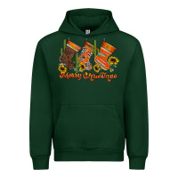 Forest Green western Christmas Urban Hoodie - CowhideDigitalArt