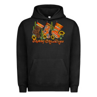 Pigment Black western Christmas Urban Hoodie - CowhideDigitalArt