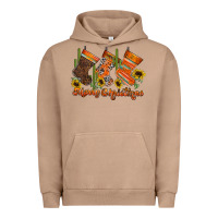 Pigment Burro western Christmas Urban Hoodie - CowhideDigitalArt