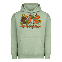 Pigment Oil Green western Christmas Urban Hoodie - CowhideDigitalArt