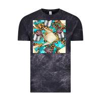 Cloud Black Paper Fish And Canned With Anchor Seamless Pattern Pbs Vintage Tee - BundleAndBundleShop