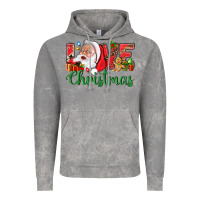 Cloud Rock Love Christmas With Santa Vintage Hoodie - BundleAndBundleShop