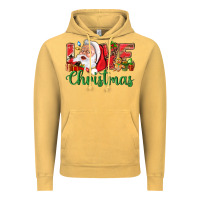 Vintage Mustard Love Christmas With Santa Vintage Hoodie - BundleAndBundleShop