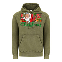 Vintage Olive Love Christmas With Santa Vintage Hoodie - BundleAndBundleShop