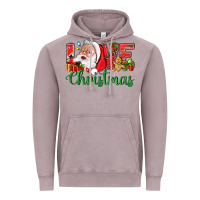 Vintage Zinc Love Christmas With Santa Vintage Hoodie - BundleAndBundleShop