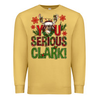 Antique Gold you serious clark with deer bbs Premium Sweatshirt - BundleAndBundleShop