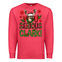 Cardinal you serious clark with deer bbs Premium Sweatshirt - BundleAndBundleShop