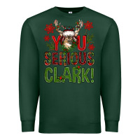 Sports Green you serious clark with deer bbs Premium Sweatshirt - BundleAndBundleShop