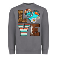 American Football Love And Helmet Heavyweight Sweatshirt | Teevron