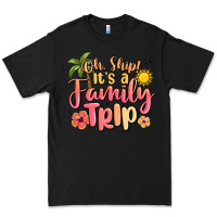 Black oh ship its a family trip summer vacation Premium Tee - MaliasSmallBusiness