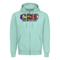 Seafoam Pride equality hurts no one Zipper Hoodie - CowGirlArtShop