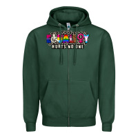 Sports Green Pride equality hurts no one Zipper Hoodie - CowGirlArtShop