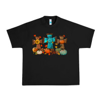 Black fall tree cross Urban Heavy Tee - BundleAndBundleShop