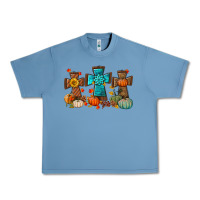 Pebble Blue fall tree cross Urban Heavy Tee - BundleAndBundleShop