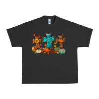 Pigment Black fall tree cross Urban Heavy Tee - BundleAndBundleShop